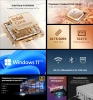ПК Мини Chuwi AuBox Core i9 13900HK (2.6) 16Gb SSD512Gb Iris Xe Windows 11 Pro 2x2.5GbitEth WiFi BT 120W серебристый/черный