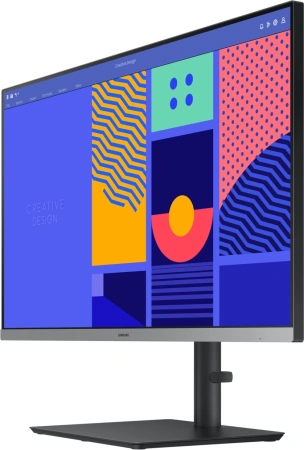 Монитор Samsung 27" Essential S4 S27C430GAIXCI черный IPS LED 16:9 HDMI матовая HAS Piv 1000:1 250cd 178гр/178гр 1920x1080 100Hz FreeSync VGA DP FHD USB 5.6кг