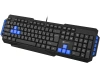 Клавиатура Оклик 750G FROST WAR черный/черный USB Multimedia for gamer (337452)