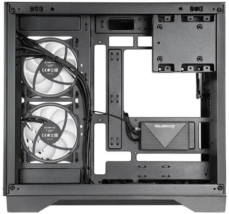 Корпус Chieftec Visio черный без БП ATX 9x120mm 2x140mm 1xUSB3.1 audio bott PSU