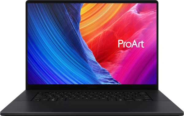 Ноутбук Asus ProArt P16 H7606WI-ME146X Ryzen AI 9 HX 370 64Gb SSD2Tb NVIDIA GeForce RTX4070 8Gb 16" OLED Touch 4K (3840x2400) Windows 11 Pro black WiFi BT Cam (90NB1421-M00AM0)