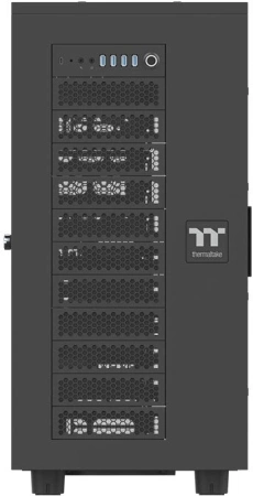 Корпус Thermaltake AX700 Glass черный без БП XL-ATX 18x120mm 18x140mm 2x200mm 4xUSB3.0 audio bott PSU