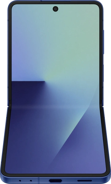 Смартфон Samsung SM-F766B Galaxy Z Flip7 256Gb 12Gb синий раскладной 3G 4G 1Sim 6.9" 1080x2520 Android 16 50Mpix 802.11 a/b/g/n/ac/ax/be NFC GPS GSM900/1800 GSM1900 Protect