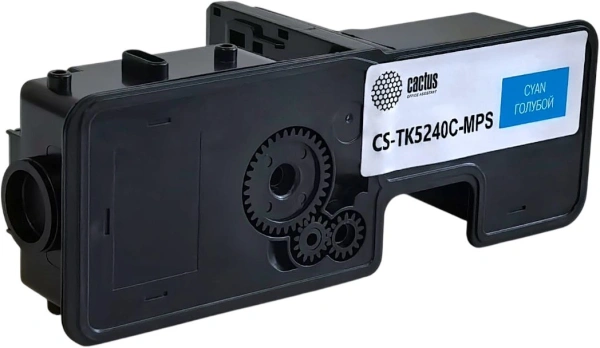 Картридж лазерный Cactus CS-TK5240C-MPS TK-5240C голубой (6000стр.) для Kyocera Ecosys M5526cdn/M5526cdw/P5026cdn/P5026cdw