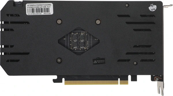 Видеокарта Afox PCI-E 3.0 AF2060S-8192D6H7 NVIDIA GeForce RTX 2060SUPER 8Gb 256bit GDDR6 1470/14000 DVIx1 HDMIx1 DPx3 HDCP Ret