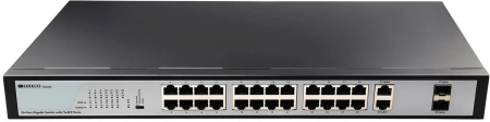 Коммутатор Origo OS2228 OS2228/A1A (L2) 26x1Гбит/с 2SFP неуправляемый