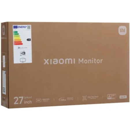 Монитор Xiaomi 27" A27Qi 2026 черный IPS LED 6ms 16:9 HDMI матовая 1300:1 300cd 178гр/178гр 2560x1440 120Hz DP 2K 3.9кг