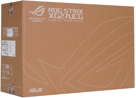 Монитор Asus 27" ROG Strix XG27UCG черный IPS LED 1ms 16:9 HDMI матовая HAS Piv 1000:1 400cd 178гр/178гр 3840x2160 160Hz DP 4K USB 3.8кг