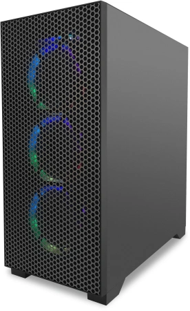 ПК IRU Game 710Z7GP TWR i7 12700F (2.1) 32Gb SSD1Tb RX 7700XT 12Gb FreeDOS GbitEth 850W черный (RUS) (2075027)