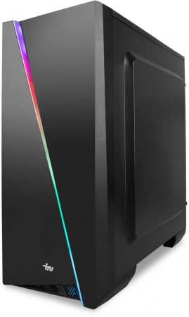 ПК IRU Tactio 320A5GE MT Ryzen 5 5500 (3.6) 16Gb SSD512Gb RTX3050 6Gb без ОС GbitEth 500W черный (RUS) (2116790)