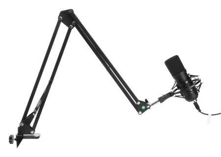 Микрофон проводной Оклик SM-700G 2.5м черный