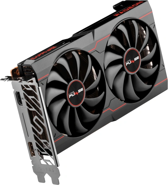 Видеокарта Sapphire PCI-E 4.0 11314-08-20G RX 6500 XT Gaming OC Pulse AMD Radeon RX 6500XT 8Gb 64bit GDDR6 2695/18000 HDMIx1 DPx1 HDCP Ret