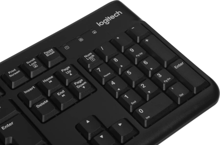 Клавиатура + мышь Logitech MK120 клав:черный мышь:черный/серый USB (920-002561)