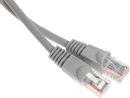 Патч-корд Buro UTP 4 пары cat.5E CCA molded 0.5м серый RJ-45 (m)-RJ-45 (m) (UTP-5E-0,5M-G)