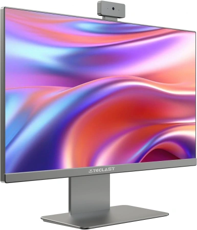 Моноблок Teclast V24 Air 23.8" Full HD i7 13620H (2.4) 16Gb SSD1Tb UHDG Windows 11 Pro GbitEth WiFi BT 120W клавиатура мышь Cam серый 1920x1080