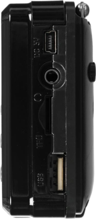 Радиоприемник портативный Сигнал РП-221 черный USB microSD