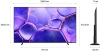 Телевизор LED Samsung 85" UE85U8000FUXRU черный 4K Ultra HD 60Hz DVB-T2 DVB-C DVB-S2 USB WiFi Smart TV (RUS)