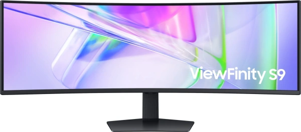 Монитор Samsung 49" ViewFinity S9 S49C950UAUXEN черный VA LED 32:9 HDMI M/M матовая HAS Piv 3000:1 350cd 178гр/178гр 5120x1440 120Hz DP DQ USB 15.6кг