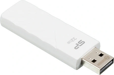 Флеш Диск Silicon Power 32Gb Ultima U03 SP032GBUF2U03V1W USB2.0 белый