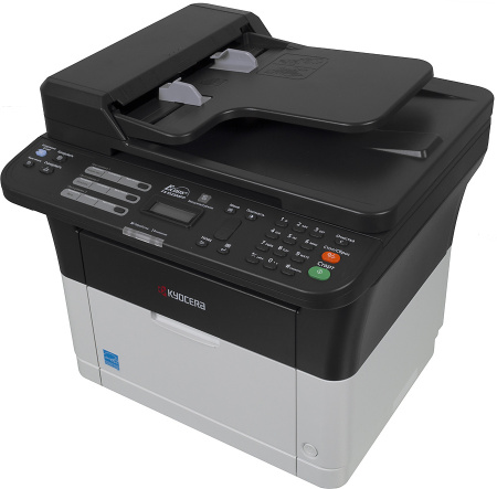 МФУ лазерный Kyocera FS-1025MFP (1102M63RU0/RUV/RU2/NX2/DZ2) A4 Duplex белый