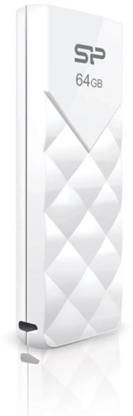Флеш Диск Silicon Power 64Gb Ultima U03 SP064GBUF2U03V1W USB2.0 белый