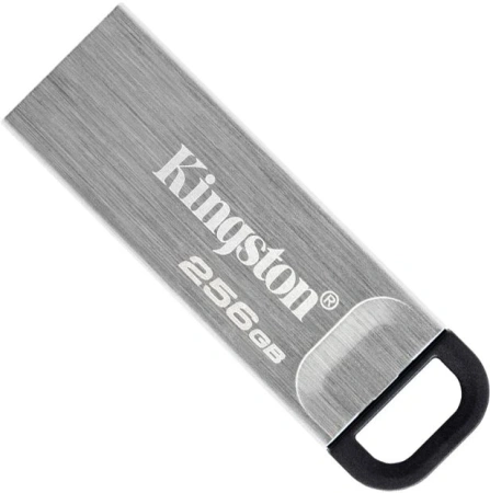 Флеш Диск Kingston 256GB DataTraveler Kyson DTKN/256GB USB3.2 серебристый/черный