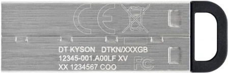 Флеш Диск Kingston 256GB DataTraveler Kyson DTKN/256GB USB3.2 серебристый/черный