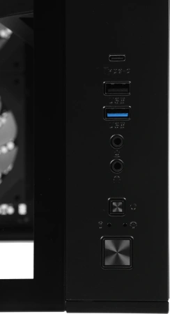 Корпус Formula Crystal Z9ML Floe черный без БП mATX 1xUSB3.0 1xUSB3.1 audio bott PSU