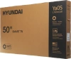 Телевизор LED Hyundai 50" H-LED50BU7012 YaOS Frameless черный/черный 4K Ultra HD 60Hz DVB-T DVB-T2 DVB-C DVB-S DVB-S2 USB WiFi Smart TV
