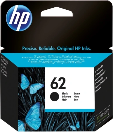 Картридж струйный HP 62 C2P04AE черный печ.гол.в компл. (200стр.) для HP OJ 200