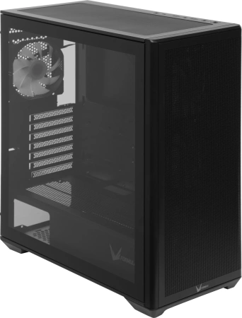 Корпус Formula Air Power G5 Plus черный без БП ATX 2xUSB2.0 audio bott PSU