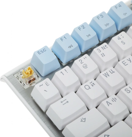 Клавиатура A4Tech FS100 механическая синий USB for gamer LED кабель 1.8м