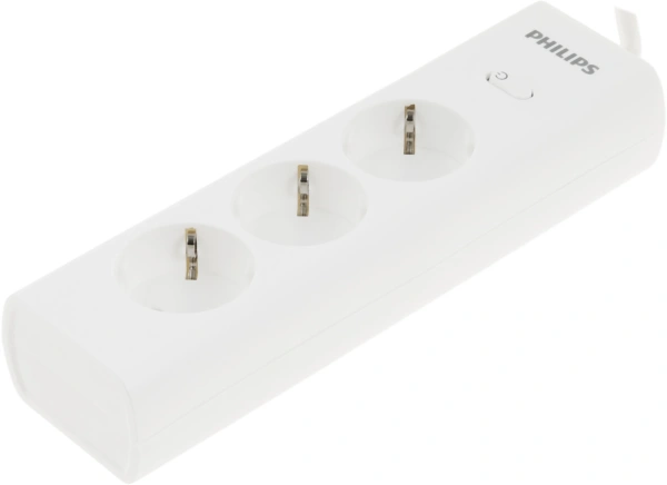 Сетевой фильтр Philips CHP2135WA/51 2м (3 розетки) белый (коробка)