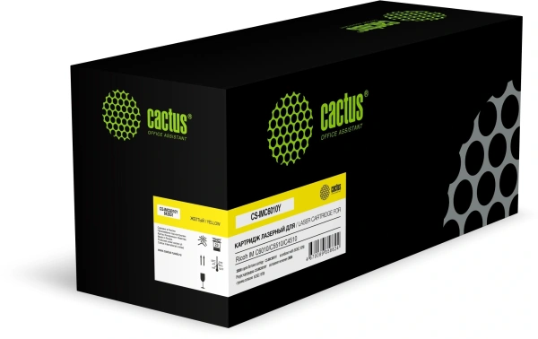 Картридж лазерный Cactus CS-IMC6010Y 842531 желтый (28000стр.) для Ricoh IM C6010/C5510/C4510 с чипом