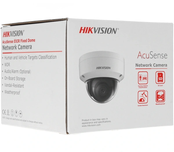 Камера видеонаблюдения IP Hikvision DS-2CD2183G2-IS(4mm) 4-4мм цв. корп.:белый