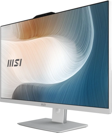 Моноблок MSI Modern AM242P 1M-1025XRU 23.8" Full HD Core 3 100U (1.2) 8Gb SSD512Gb Graphics без ОС GbitEth WiFi BT 120W клавиатура мышь Cam белый 1920x1080