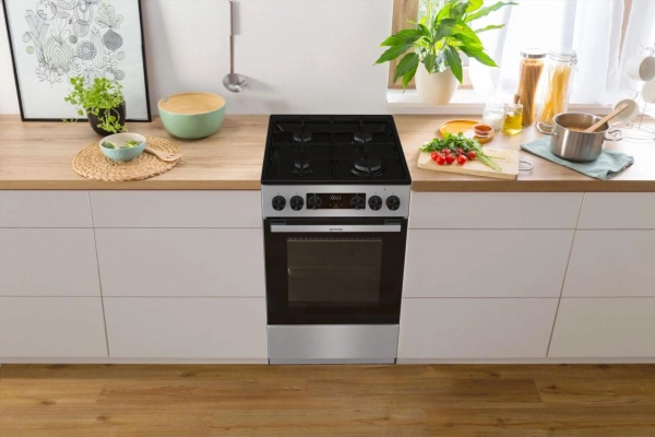 Плита Комбинированная Gorenje GK5C60SJ серый (без крышки) реш.сталь
