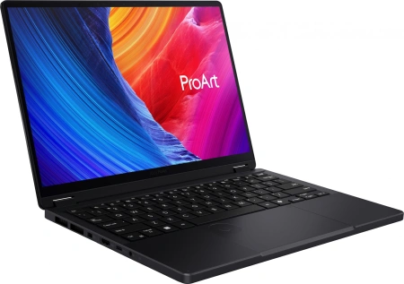 Ноутбук Asus ProArt PX13 HN7306WV-LX014X Ryzen AI 9 HX 370 32Gb SSD1Tb NVIDIA GeForce RTX4060 8Gb 13.3" OLED Touch 3K (2880x1800) Windows 11 Pro black WiFi BT Cam (90NB14L1-M00180)