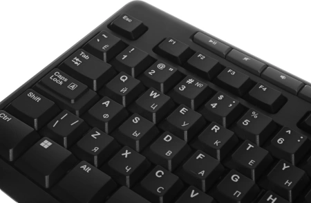 Клавиатура + мышь Logitech MK270 клав:черный мышь:черный USB беспроводная Multimedia (920-004518)
