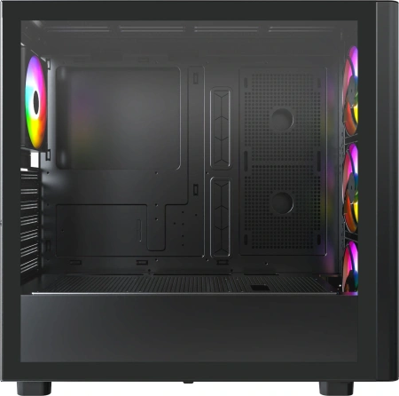 Корпус Montech XR Wood черный без БП ATX 9x120mm 4x140mm 2xUSB3.0 audio bott PSU
