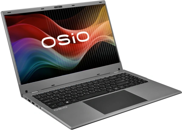 Ноутбук Osio BaseLine B150i-009s N-series N200 8Gb SSD512Gb Intel UHD Graphics 15.6" IPS FHD (1920x1080) без ОС silver WiFi BT Cam 5000mAh