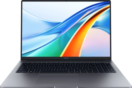 Ноутбук Honor MagicBook X16 Plus 2024 BRI-76 Ryzen 7 8845HS 16Gb SSD512Gb AMD Radeon 780M 16" IPS WUXGA (1920x1200) Windows 11 Home grey space WiFi BT Cam (5301AJPD)