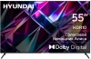 Телевизор LED Hyundai 55" H-LED55BU7003 Яндекс.ТВ Frameless черный 4K Ultra HD 60Hz DVB-T DVB-T2 DVB-C DVB-S DVB-S2 USB WiFi Smart TV