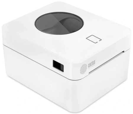 Термопринтер Cactus CS-TP-D410U-W 203dpi 160мм/с/USB для печ.этик. белый