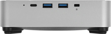 ПК Мини Chuwi AuBox Core i9 13900HK (2.6) 16Gb SSD512Gb Iris Xe Windows 11 Pro 2x2.5GbitEth WiFi BT 120W серебристый/черный