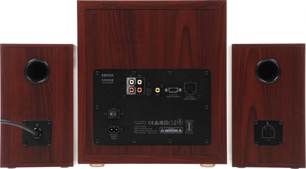 Колонки Edifier S350DB 2.1 коричневый/орех 150Вт BT