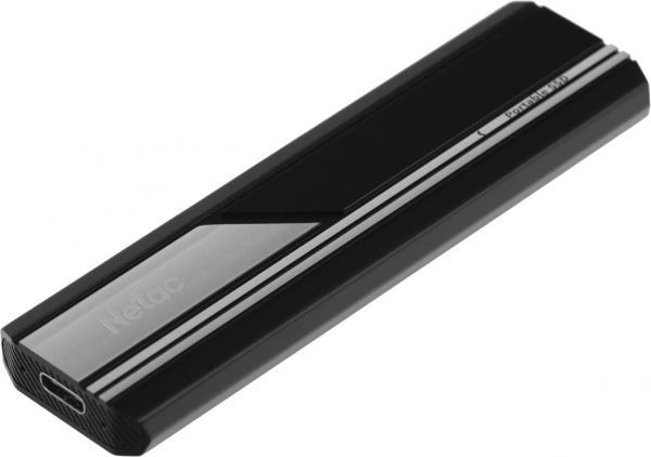 Накопитель SSD Netac USB-C 2TB NT01ZX10-002T-32BK ZX10 черный