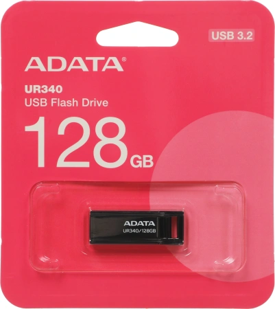Флеш Диск A-Data 128Gb UR340 AROY-UR340-128GBK USB3.2 черный