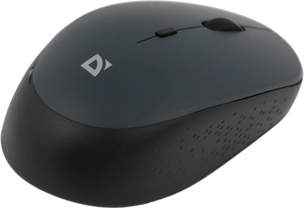 Мышь Defender Auris MB-027 серый оптическая 1600dpi silent беспров. USB для ноутбука 3but (52029)