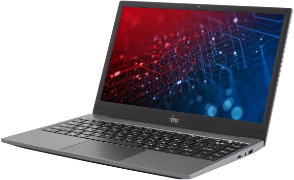 Ноутбук IRU Tactio 14RLH Ryzen 5 7430U 8Gb SSD512Gb AMD Radeon Graphics 14" IPS FHD (1920x1080) FreeDOS grey WiFi BT Cam 4000mAh (2084802)